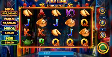 Ultimate Fire Link China Street: Игровой автомат