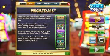 Vegas Rush: Уникальные функции