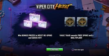 Viper City Heist: Уникальные функции