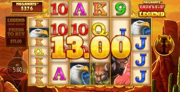 Wolf Legend Megaways: Выигрыши