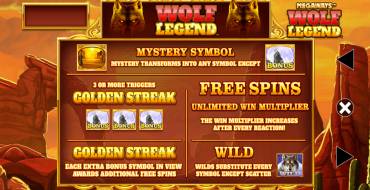 Wolf Legend Megaways: Фриспины и/или респины