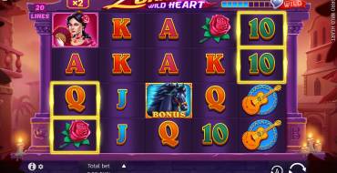 Zorro Wild Heart: Игровой автомат