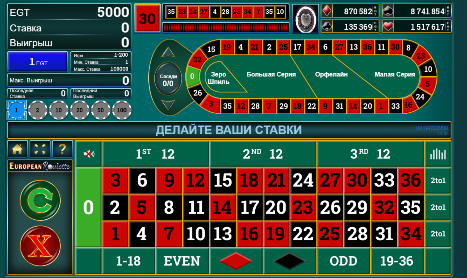 Ruleta simulador